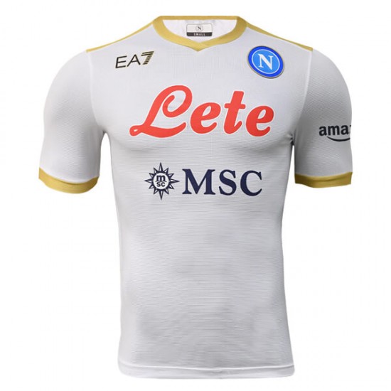Camisola SSC Napoli Equipamento Segundo 2021-2022 Manga Curta
